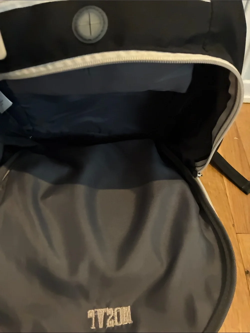 Black and White Backpack